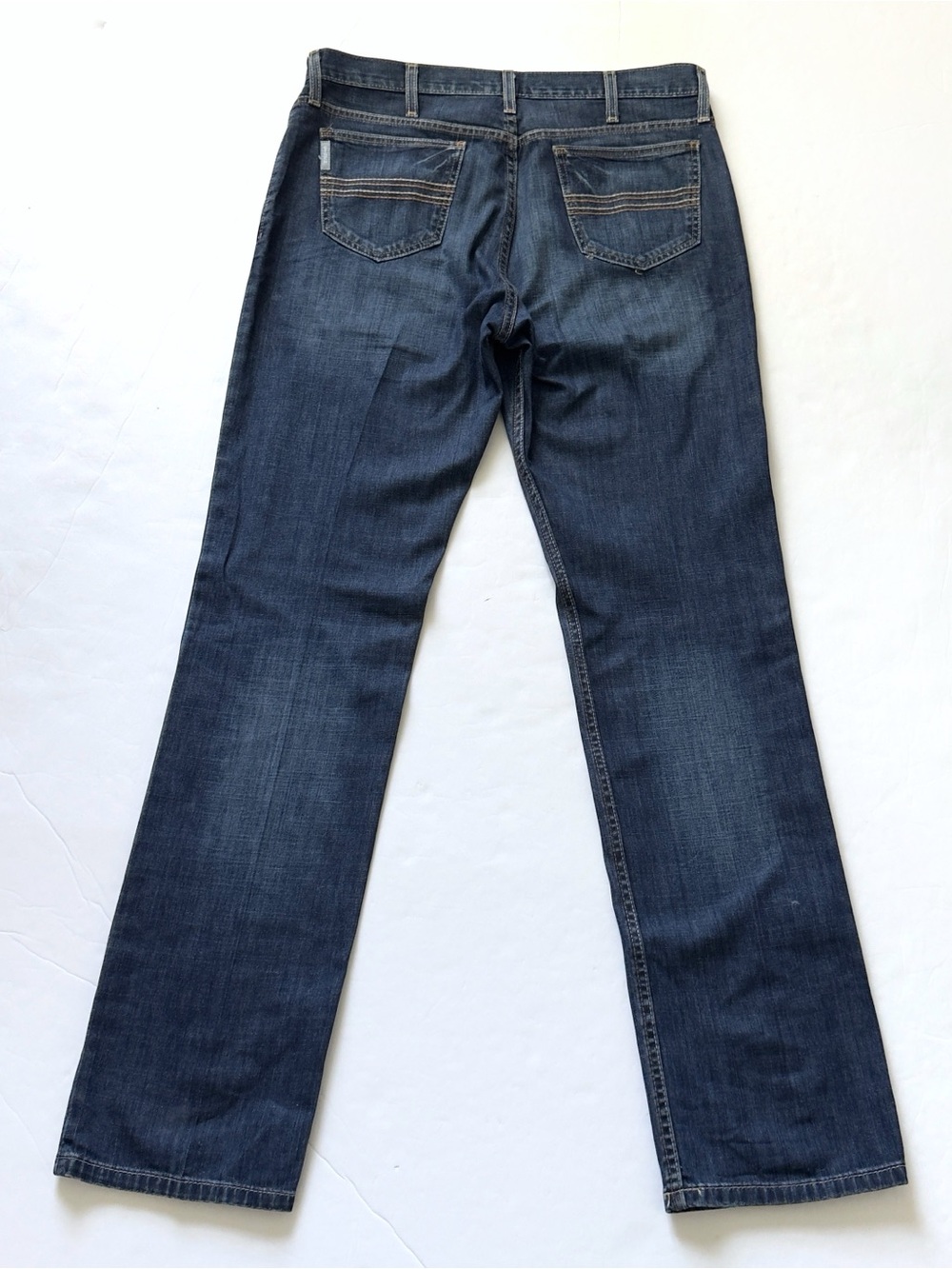 Cinch Silver Label Slim Straight Jeans 34x34 Dark Wash Mid Rise Western Rodeo